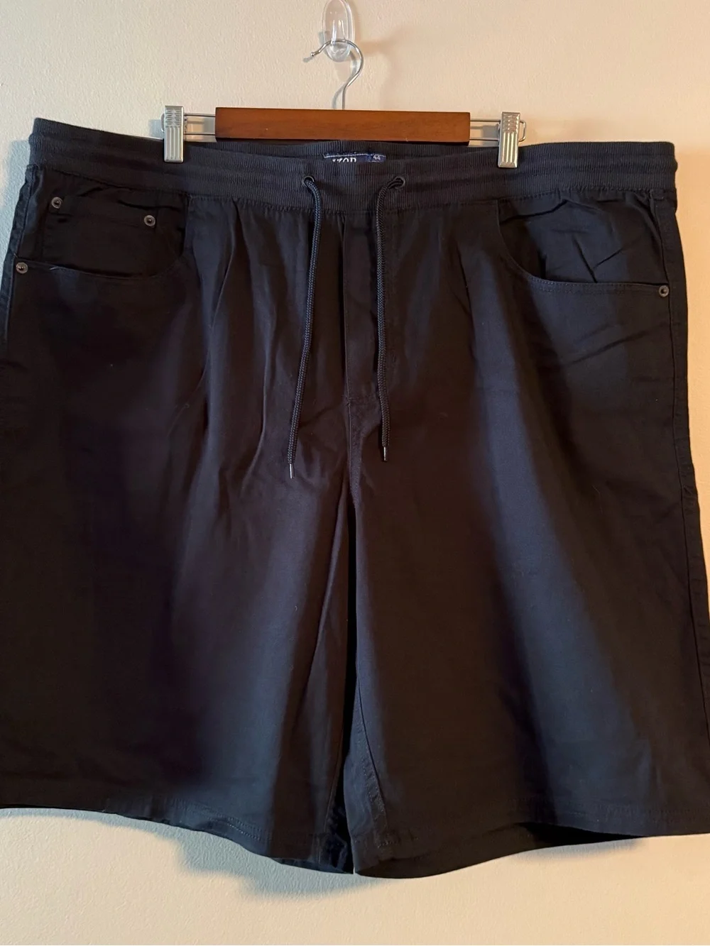 Izod Black Drawstring Hybrid Shorts